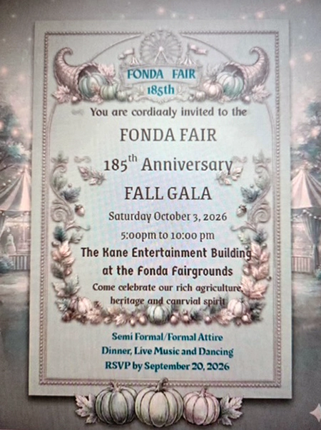 FallGala Fonda Fair Fall Gala